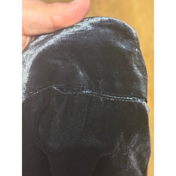 Veronica Beard Lebone Velvet Wide Leg Pants in Navy Size 12 - Picture 16 of 16